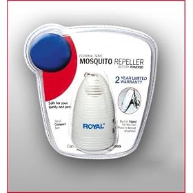 Portable Personal Sonic Battery Powered Mosquito Repeller/ Keyring