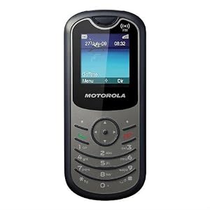 Motorola WX181 Unlocked 900/1800 Phone with Flashlight, Polyphonic Ringtones and Stereo FM Radio with RDS–International Version with Warranty (Grey)