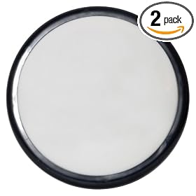 Lights By Night 17442 Battery Operated Plastic LED Touch Light, Black, 2 Pack