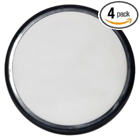 Lights By Night 17442 LED Light Battery Operated Plastic Utility Touch, Black, 2 Pack by General Electric