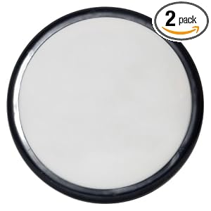 Lights By Night 17442 LED Light Battery Operated Plastic Utility Touch, Black, 2 Pack by 