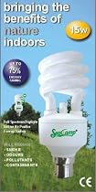 2 Bulbs 15W Sad Daylight Ioniser Air Purifier Energy Saving Light Bulb & Daylight Energy Saving Light Bulb. Special Offer Try Me Price Twin Pack -30% ES27 Screw Fitting