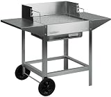 Grillwagen Edelstahl von Heibi