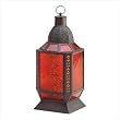 Amber Square Moroccan Lantern