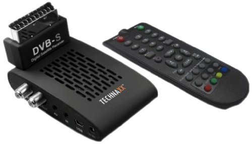 Technaxx Digital TX-07 mini SAT Scart-Receiver  (DVB-S/MPEG2 kompatibel, inkl. Mini USB-Kabel)