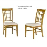 Caramel Latte Montego Bay Pub Chairs (2) with Cappuccino Seat Cushions by Atlantic Furniture