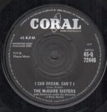 I CAN DREAM,CANT I 7 INCH (7" VINYL 45) UK CORAL 1961