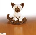 Webkinz Siamese Cat Plush Stuffed Animal
