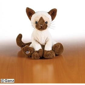 Webkinz Siamese Cat Plush Stuffed Animal by Webkinz