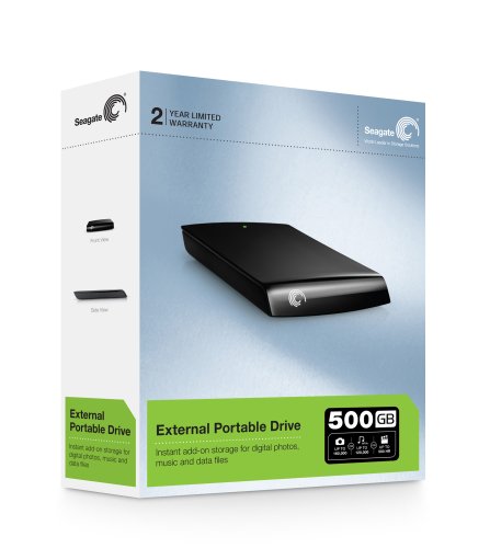 Seagate Expansion 500 GB USB 2.0 Portable External Hard Drive ST905004EXA101-RK image