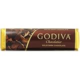 Godiva Solid Dark Chocolate Bar, 1.5-ounces (Pack of 8)