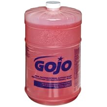 GOJO 1845-04 Pink Antimicrobial Lotion Soap, 1 Gallon (Case of 4)