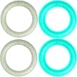 1/2" Glow in the Dark O-Ring 4-Pack