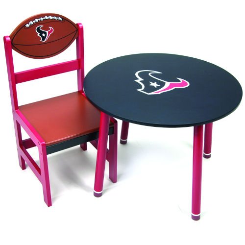 NFL Houston Texans Childrens Wooden Team Table