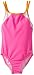 Speedo Girls 7-16 Crossback Splice 1 Piece Swimsuit