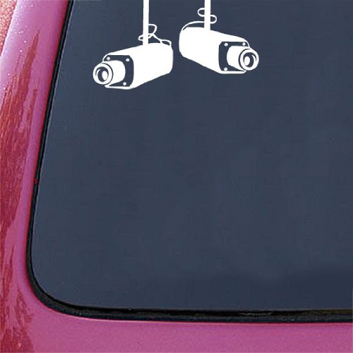 Security Cameras Car Vinyl Decal Sticker 7 w x 3 75 h Jane J. Duckworthert