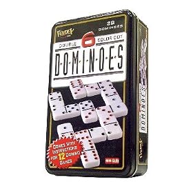 Family TOYS Games Double 6 Dominoes by Fundex