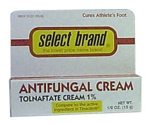 Major Pharmaceuticals Antifungal Cream (Tolnaftate 1% - generic Tinactin) .5 oz (15 g)