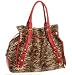 Adrienne Vittadini Alicia Animal Print Drawstring Purse