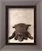 I'm Thrilled Animals Framed Art Poster Print by Rachael Hale, 8x9
