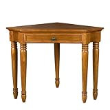 Pine Finish Corner Laptop Desk