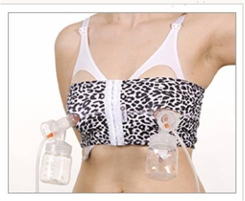 PumpEase Classic Collection hands-free pumping bra - Snowy Leopard - XL