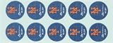 Phiten MLB Authentic Titanium Discs, New York Mets, 30 Discs