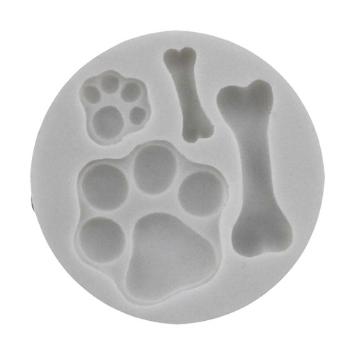 Paws and Bones Mold by FPC Sugarcraft