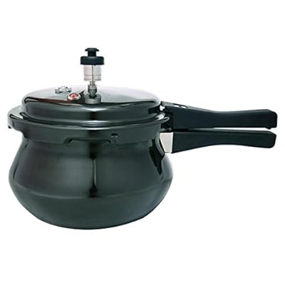 Wonderchef Induction Base-Hard Anodized Handi Pressure Cooker,3.3 Litres