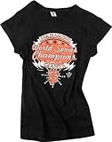 San Francisco Giants Women's 2010 World Series Champions Celebration Cap Sleeve T-Shirt