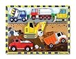 MELISSA & DOUG CONSTRUCTION WOODEN CHUNKY PUZZLE