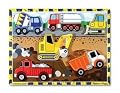 Melissa & Doug Construction Wooden Chunky Puzzle
