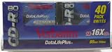 Verbatim Data Life Plus CD-R 700 Mb / 80 Min 16X - 40 Pack w/Jewel Cases