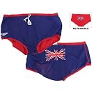Clearance Speedo Mens Union Jack Print Reversible Swim Wear Briefs