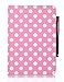 Kindle Fire HD 7 2014 Case, roocase Dual View 2014 Fire HD 7 Folio Case with Sleep / Wake Smart Cover with Multi-Viewing Stand for Amazon Kindle Fire HD 7 Tablet (4th Generation - 2014 Model), Polkadot Pink