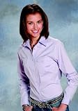 Western Snap Solid Stretch Blouse