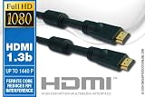 25 FT HDMI Cable Gold with Ferrite 1080P ver 1.3 - 25ft
