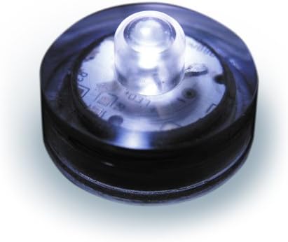 Lumabase 68012 Battery Operated LED Submersible Lights, 12 Count, White