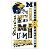 Michigan Wolverines Temporary Tattoos