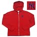 New York Yankees MLB Girls "Lucky" Full Zip Hooded Jacket (Dark Red)