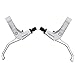 Shimano BL-R550 Canti-Caliper Brake Lever Set Pair, Flat Bar Silver