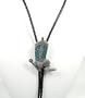 Cowboy Boot Turquoise Epoxy Bolo Tie