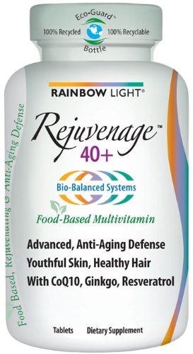 Rainbow Light Rejuvenage 40+ Multivitamin, Food Based, Tablets, 120 tablets