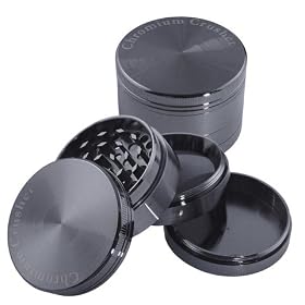 2.25" CHROMIUM CRUSHER Premium Quality Tobacco Herb Grinder (non-aluminum grinder)