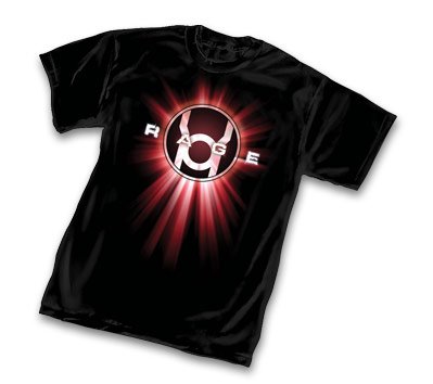  RED LANTERN SYMBOL: RAGE T-Shirt Green Lantern Shirt