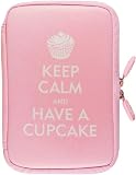 NeoSkin Cover for Kindle Fire, Keep Calm and Have a Cupcake (Neoprene Jacket, Neoprene Case, Neoprene Sleeve)