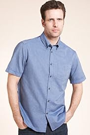 Blue Harbour Pure Cotton Oxford Weave Shirt