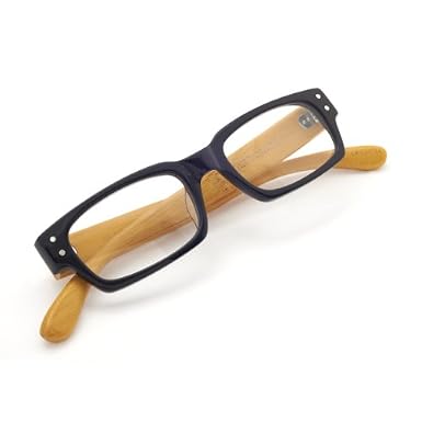 Black Tortoishell Bamboo Reading Glasses (1.5)