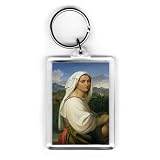 An Albanian, 1831 (oil on canvas) by Erwin.. - Acrylic Keyring - Art247 - Standard Size