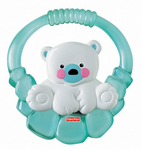 Health & Safety: Fisher Price Polar Bear Teether, Blue/White